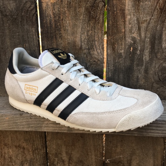 adidas dragon white leather